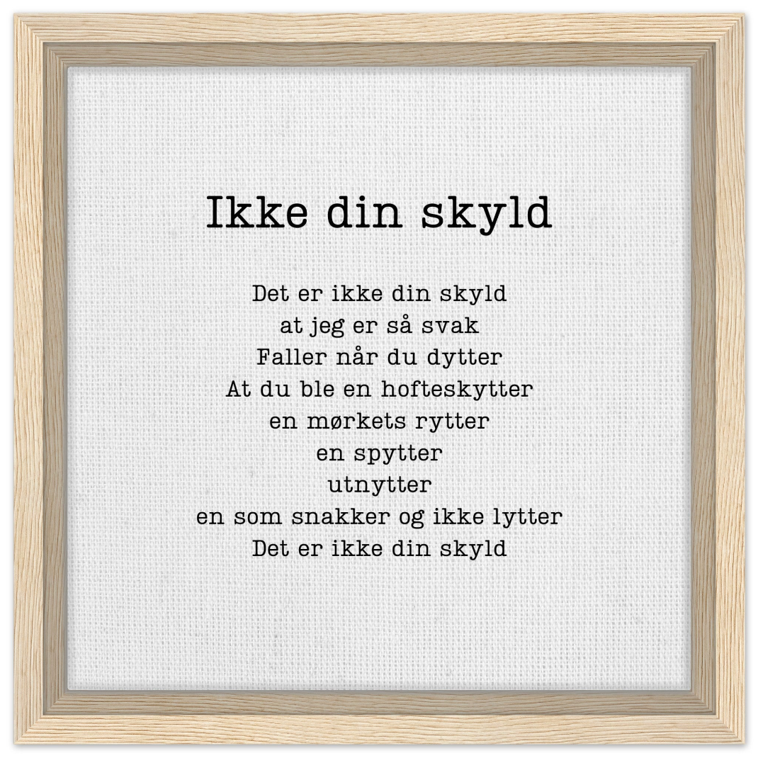 Ikke din skyld